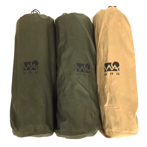 WAQ インフレーターマット キャンプマット カーキ ベージュ アウトドア用品